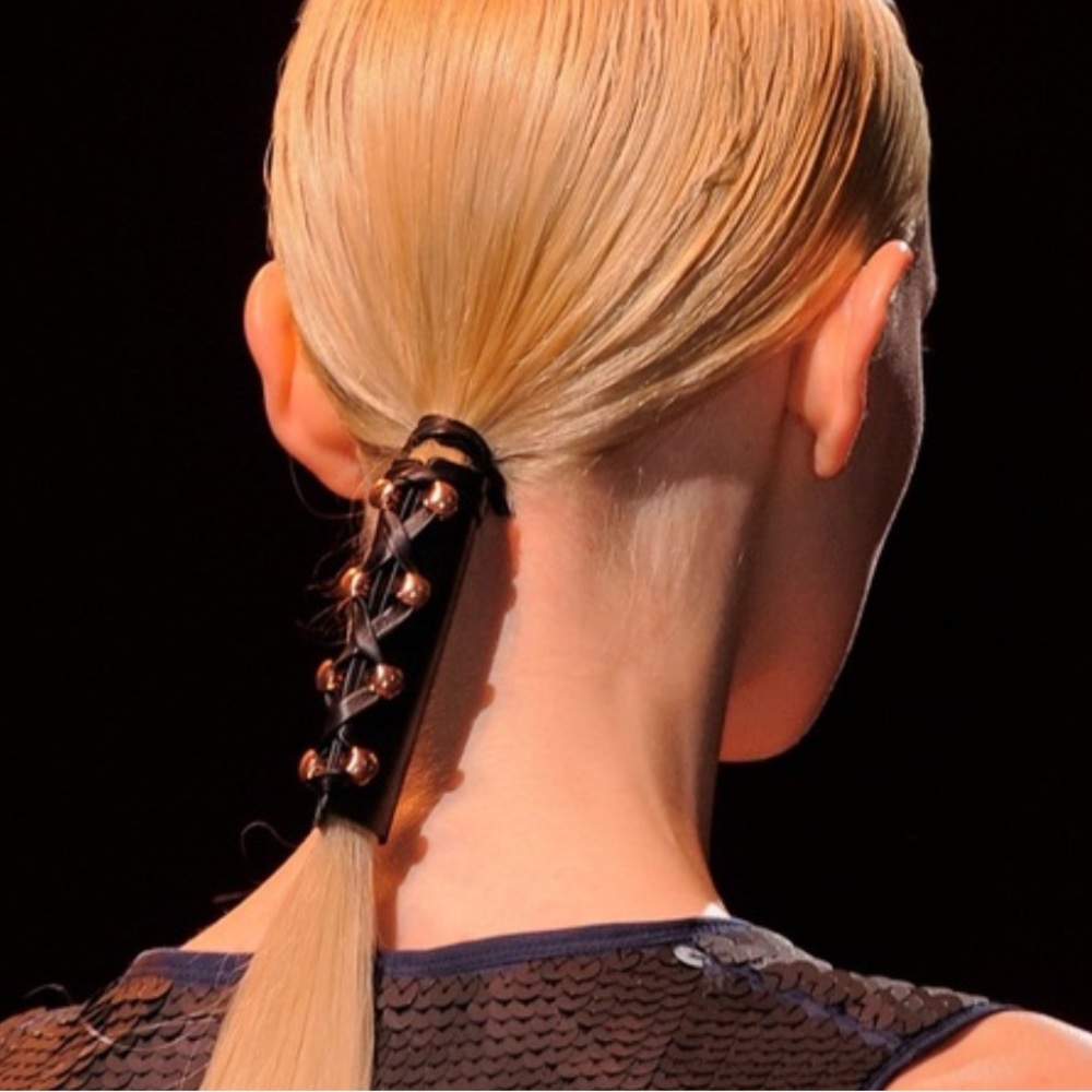 2 Leather braid wraps